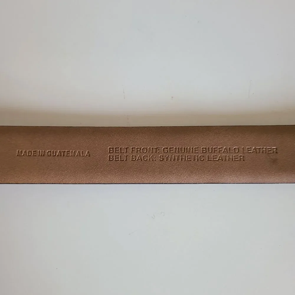 banana republic genuine leather brown ombre belt size 32